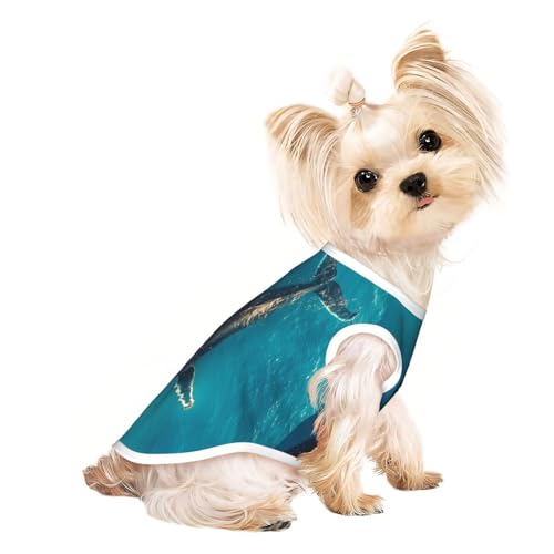Lonely Wal Haustier-T-Shirts für Hunde, weiche und atmungsaktive Hundekleidung, einfaches An- und Ausziehen, geeignet für kleine Haustiere von UYHhgqw