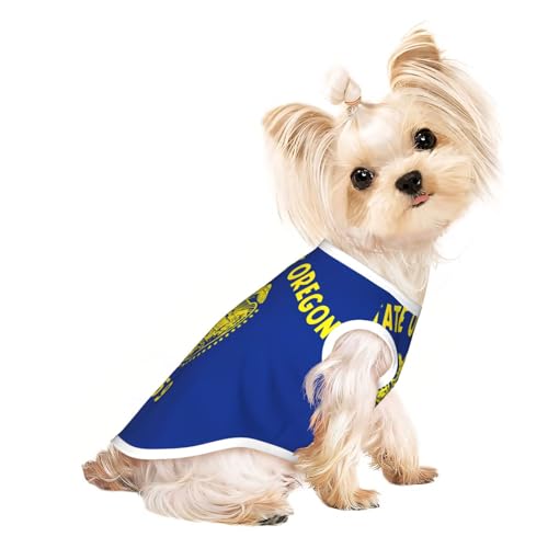 Oregon Haustier-T-Shirts für Hunde, weiche und atmungsaktive Hundekleidung, einfaches An- und Ausziehen, geeignet für kleine Haustiere Oregon Haustier-T-Shirts für Hunde, weiche und atmungsaktive Hundekleidung, einfaches An- und Ausziehen, geeignet für kleine Haustiere von UYHhgqw