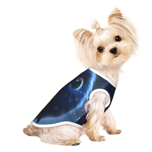 Poor Elf Haustier-T-Shirts für Hunde, weiche und atmungsaktive Hundekleidung, einfaches An- und Ausziehen, geeignet für kleine Haustiere Poor Elf Haustier-T-Shirts für Hunde, weiche und atmungsaktive Hundekleidung, einfaches An- und Ausziehen, geeignet für kleine Haustiere von UYHhgqw
