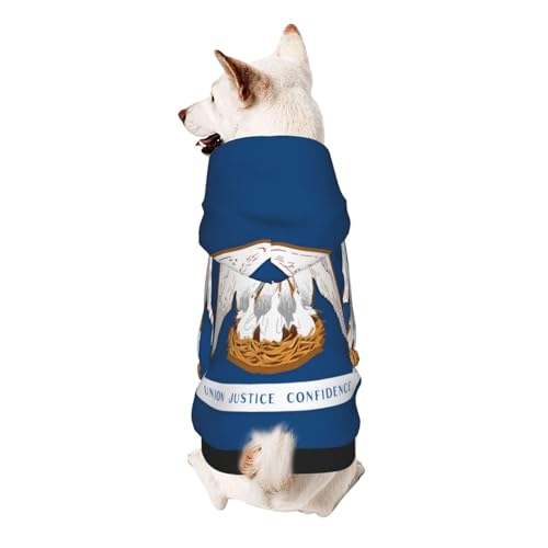 Qtyvgtic Hunde-Kapuzenpullover, weiches und atmungsaktives Polyester, Haustierkleidung für kleine Hunde, Jungen und Mädchen Qtyvgtic Hunde-Kapuzenpullover, weiches und atmungsaktives Polyester, Haustierkleidung für kleine Hunde, Jungen und Mädchen von UYHhgqw
