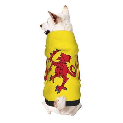 Somerset Hunde-Kapuzenpullover mit County-Flagge, weiches und atmungsaktives Polyester, Haustierkleidung für kleine Hunde, Jungen und Mädchen Somerset Hunde-Kapuzenpullover mit County-Flagge, weiches und atmungsaktives Polyester, Haustierkleidung für kleine Hunde, Jungen und Mädchen von UYHhgqw