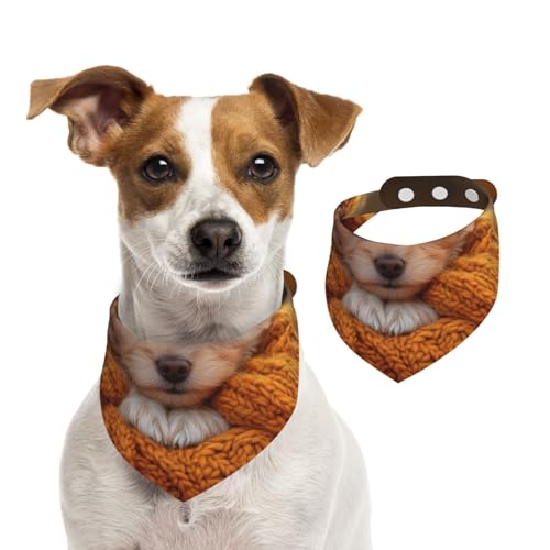 The Crown Dog in the Scarf Hundehalstuch, weich, bequem, verstellbare Passform für Jungen und Mädchen, drei Größen für Katzen und Hunde The Crown Dog in the Scarf Hundehalstuch, weich, bequem, verstellbare Passform für Jungen und Mädchen, drei Größen für Katzen und Hunde von UYHhgqw