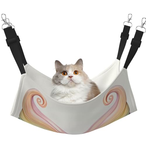 UYHhgqw Abstrakte Schmetterlings-Haustier-Hängematte, Samt-Hängematte für Katzen, verstellbare Gurte mit Metallhaken, perfekt für kleine Haustiere UYHhgqw Abstrakte Schmetterlings-Haustier-Hängematte, Samt-Hängematte für Katzen, verstellbare Gurte mit Metallhaken, perfekt für kleine Haustiere von UYHhgqw
