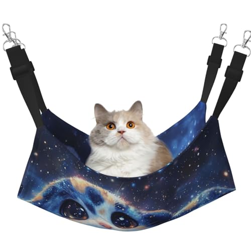 UYHhgqw Dream Paradise Haustier-Hängematte, Samt-Hängematte für Katzen, verstellbare Gurte mit Metallhaken, perfekt für kleine Haustiere UYHhgqw Dream Paradise Haustier-Hängematte, Samt-Hängematte für Katzen, verstellbare Gurte mit Metallhaken, perfekt für kleine Haustiere von UYHhgqw