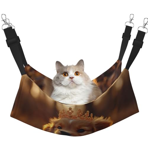 UYHhgqw Haustier-Hängematte für Hunde unter dem Sonnenuntergang, Samt-Katzenbett-Hängematte, verstellbare Gurte mit Metallhaken, perfekt für kleine Haustiere UYHhgqw Haustier-Hängematte für Hunde unter dem Sonnenuntergang, Samt-Katzenbett-Hängematte, verstellbare Gurte mit Metallhaken, perfekt für kleine Haustiere von UYHhgqw