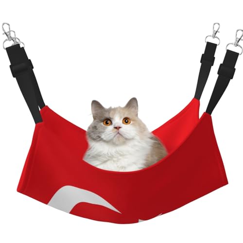 UYHhgqw Haustier-Hängematte mit Flagge der Türkei, Samt, verstellbare Gurte mit Metallhaken, perfekt für kleine Haustiere UYHhgqw Haustier-Hängematte mit Flagge der Türkei, Samt, verstellbare Gurte mit Metallhaken, perfekt für kleine Haustiere von UYHhgqw