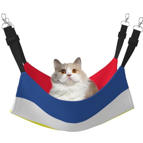 UYHhgqw Haustier-Hängematte mit Flagge des Kantons Mecklenburg, Samt-Katzenbett-Hängematte, verstellbare Gurte mit Metallhaken, perfekt für kleine Haustiere UYHhgqw Haustier-Hängematte mit Flagge des Kantons Mecklenburg, Samt-Katzenbett-Hängematte, verstellbare Gurte mit Metallhaken, perfekt für kleine Haustiere von UYHhgqw
