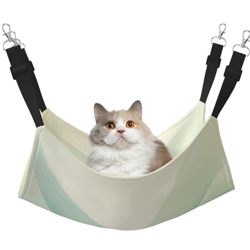 UYHhgqw Minimalismus Haustier-Hängematte, Samt-Hängematte für Katzen, verstellbare Gurte mit Metallhaken, perfekt für kleine Haustiere UYHhgqw Minimalismus Haustier-Hängematte, Samt-Hängematte für Katzen, verstellbare Gurte mit Metallhaken, perfekt für kleine Haustiere von UYHhgqw