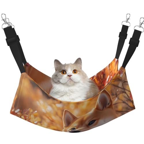 UYHhgqw Niedliche Akita Inu Haustier-Hängematte, Samt-Hängematte für Katzen, verstellbare Gurte mit Metallhaken, perfekt für kleine Haustiere UYHhgqw Niedliche Akita Inu Haustier-Hängematte, Samt-Hängematte für Katzen, verstellbare Gurte mit Metallhaken, perfekt für kleine Haustiere von UYHhgqw