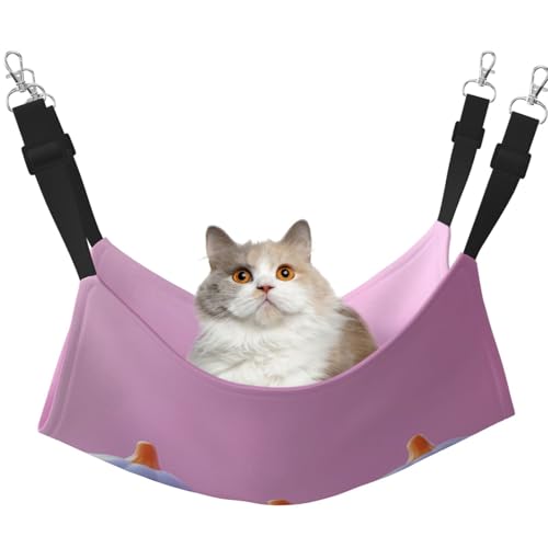 UYHhgqw Niedliche Kürbis-Haustier-Hängematte, Samt-Hängematte für Katzen, verstellbare Gurte mit Metallhaken, perfekt für kleine Haustiere UYHhgqw Niedliche Kürbis-Haustier-Hängematte, Samt-Hängematte für Katzen, verstellbare Gurte mit Metallhaken, perfekt für kleine Haustiere von UYHhgqw