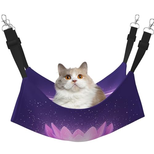 UYHhgqw Sacred Geometrie Haustier-Hängematte, Samt-Hängematte für Katzen, verstellbare Gurte mit Metallhaken, perfekt für kleine Haustiere UYHhgqw Sacred Geometrie Haustier-Hängematte, Samt-Hängematte für Katzen, verstellbare Gurte mit Metallhaken, perfekt für kleine Haustiere von UYHhgqw