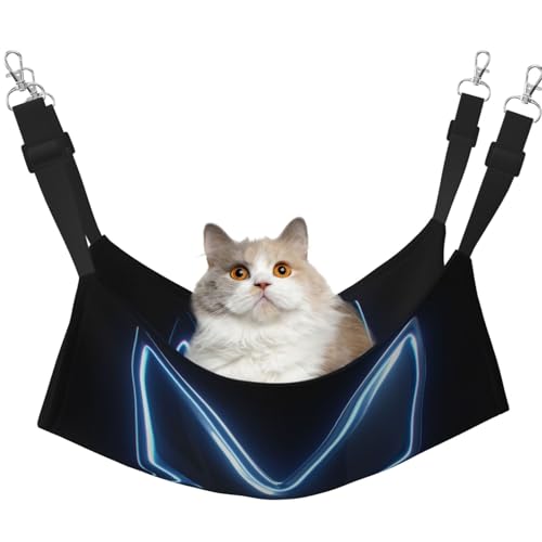 UYHhgqw Science Fiction Schmetterlings-Haustier-Hängematte, Samt-Hängematte für Katzen, verstellbare Gurte mit Metallhaken, perfekt für kleine Haustiere UYHhgqw Science Fiction Schmetterlings-Haustier-Hängematte, Samt-Hängematte für Katzen, verstellbare Gurte mit Metallhaken, perfekt für kleine Haustiere von UYHhgqw