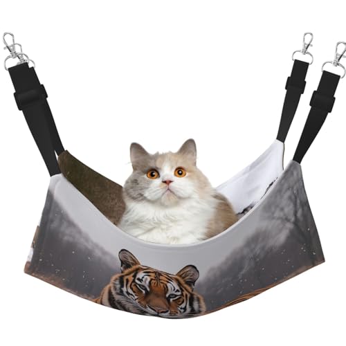 UYHhgqw The Northeast Tiger Haustier-Hängematte, Samt-Hängematte für Katzen, verstellbare Gurte mit Metallhaken, perfekt für kleine Haustiere UYHhgqw The Northeast Tiger Haustier-Hängematte, Samt-Hängematte für Katzen, verstellbare Gurte mit Metallhaken, perfekt für kleine Haustiere von UYHhgqw