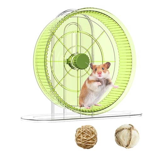 Hamsterrad - Leises Laufrad für Hamster, Geräuscharmes Hamsterlaufrad aus PP-Kunststoff für Hamster & Kleintiere (C) von UZQAFG