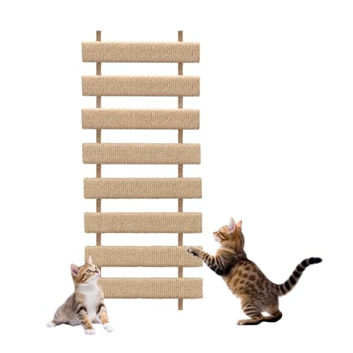 Katzenklettergerüst, 50,8 cm, Outdoor-Katzenbaum, Wandkletterbrücke mit Hanfseil, multifunktionales Klettergerüst für Haustiere (A) von UZQAFG