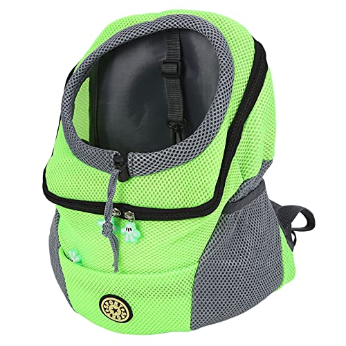 Uadme Haustierrucksack, XL Hunderucksack mit Belüftung, geräumiges Design, Umweltschutz, bequeme Haustier-Tragetasche, Grün von Uadme