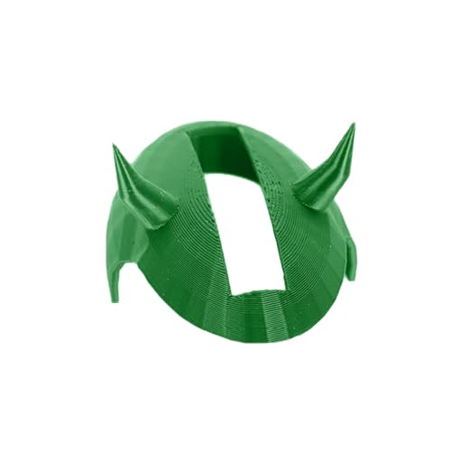 1/4 Stück 3D-gedruckter Wikinger-Huhnhelm mit Hörnern, lustiger Kriegermütze, tolles Hühner-Zubehör und Mini-Sicherheitshelm, ideale Hühnerkleidung für Haustierpartys von Uclac