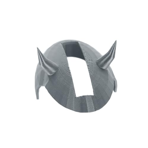 1/4 Stück 3D-gedruckter Wikinger-Huhnhelm mit Hörnern, lustiger Kriegermütze, tolles Hühner-Zubehör und Mini-Sicherheitshelm, ideale Hühnerkleidung für Haustierpartys von Uclac
