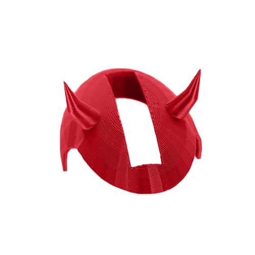 1/4 Stück 3D-gedruckter Wikinger-Huhnhelm mit Hörnern, lustiger Kriegermütze, tolles Hühner-Zubehör und Mini-Sicherheitshelm, ideale Hühnerkleidung für Haustierpartys von Uclac