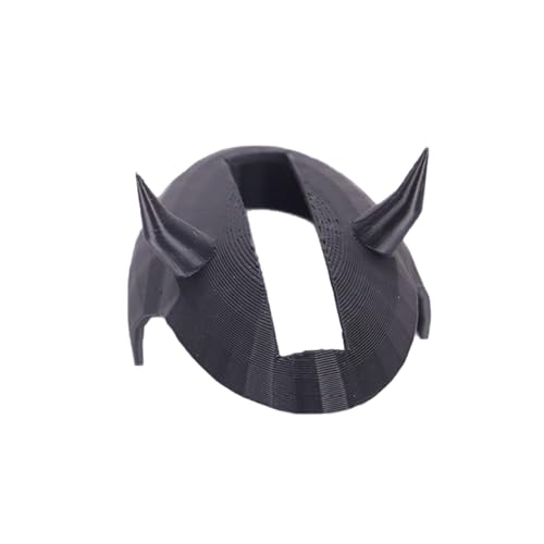 1/4 Stück 3D-gedruckter Wikinger-Huhnhelm mit Hörnern, lustiger Kriegermütze, tolles Hühner-Zubehör und Mini-Sicherheitshelm, ideale Hühnerkleidung für Haustierpartys von Uclac
