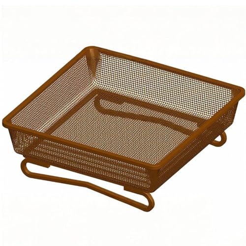 Futterspender für Wildvögel, quadratisch, Bodenschale, Vogelfutterstation aus Metallgeflecht, hohe Kapazität, Bodenfutterschale, Haustierfutterzubehör von Uclac