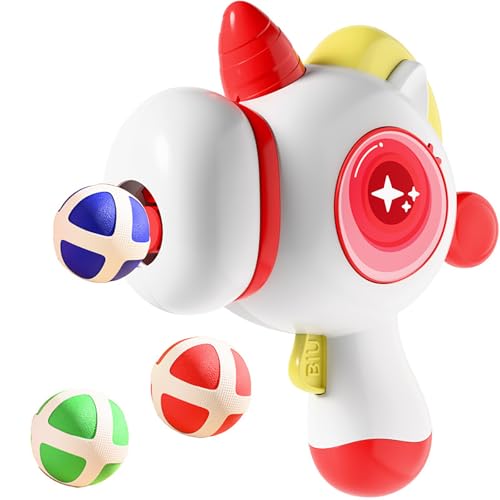Uclac Katzenspielzeug Ball Launcher, Lustige Ball Katze Interaktive Trainingsspielsachen, Silent Toys zur Linderung von Depressionen Katzen von Uclac