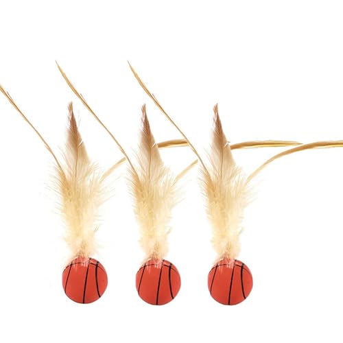 Ucuse 3 Stück elastische Feder-Katzenspielzeuge – Silikon-Rollball mit Sprungkraft für Indoor/Outdoor, Kätzchen, Bewegung und aktives Spielen, langlebiges federndes Design zum Springen/Hüpfen Ucuse 3 Stück elastische Feder-Katzenspielzeuge – Silikon-Rollball mit Sprungkraft für Indoor/Outdoor, Kätzchen, Bewegung und aktives Spielen, langlebiges federndes Design zum Springen/Hüpfen von Ucuse