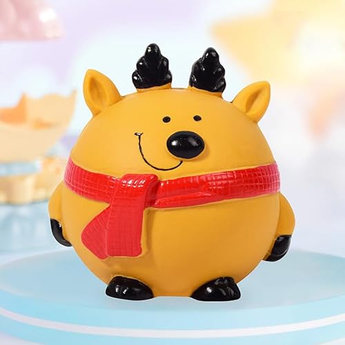 Ucuse Hundespielzeug in Elchform, lustiges Latex-Kauspielzeug, quietschend, interaktives Hundespielzeug, bissfest, Zahnreinigung, Haustierspielzeug Ucuse Hundespielzeug in Elchform, lustiges Latex-Kauspielzeug, quietschend, interaktives Hundespielzeug, bissfest, Zahnreinigung, Haustierspielzeug von Ucuse