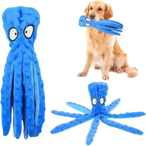 Ucuse Octopus Hundespielzeug Quietschendes Hundespielzeug, Interaktives Spielspielzeug, Keine Füllung Octopus Hunde Kauspielzeug mit Knisterpapier für Mittlere und Große Hunde Spielen Ucuse Octopus Hundespielzeug Quietschendes Hundespielzeug, Interaktives Spielspielzeug, Keine Füllung Octopus Hunde Kauspielzeug mit Knisterpapier für Mittlere und Große Hunde Spielen von Ucuse