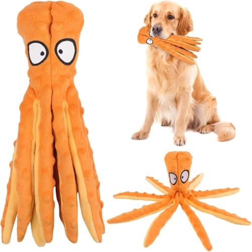 Ucuse Octopus Hundespielzeug Quietschendes Hundespielzeug, Interaktives Spielspielzeug, Keine Füllung Octopus Hunde Kauspielzeug mit Knisterpapier für Mittlere und Große Hunde Spielen Ucuse Octopus Hundespielzeug Quietschendes Hundespielzeug, Interaktives Spielspielzeug, Keine Füllung Octopus Hunde Kauspielzeug mit Knisterpapier für Mittlere und Große Hunde Spielen von Ucuse
