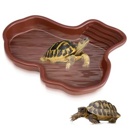 Udbrud Reptilien Badebecken, Schildkröten Wasserschale Reptilien Wasserschale Reptilienschale Für Nahrung Und Wasser, Reptilien-Badebecken von Udbrud