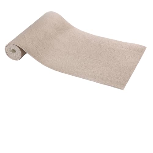 Ueiwffzo Katzenkratzmatte für Katzenwand,Kratzmatte für Katzen, Selbstklebend Kratzmatte Katze, DIY Trimmbarer Teppich Matte Pad Katzenkratzbretter, Katzenteppich für Kratzbaum (40 * 200cm,Beige) von Ueiwffzo