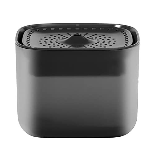 Uhidka 3L Katzenbrunnenfilter USB Katzenbrunnenpumpe Elektrisch Stumm Wassertrinkspender Schwarz- von Uhidka