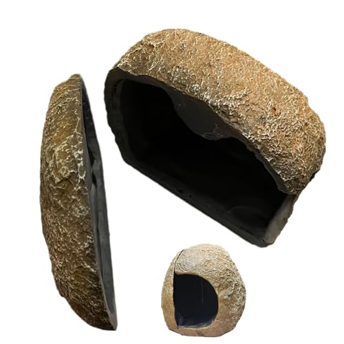 Magnetische Aquariumhöhle, Aquarium-Fische und Garnelenresidenz, Aquarium-Dekoration, Versteckhaus, praktisch zum Betrachten von Fischen, geeignet für Garnelen, Betta, Buntbarsche und Eidechsen, Magnetische Aquariumhöhle, Aquarium-Fische und Garnelenresidenz, Aquarium-Dekoration, Versteckhaus, praktisch zum Betrachten von Fischen, geeignet für Garnelen, Betta, Buntbarsche und Eidechsen, von Uhngw