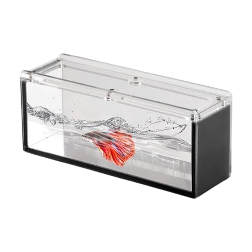 Uhngw Acrylfisch -Zuchtschachtel, Fischbeobachtungsbox,Acrylfischbeobachtungsfall mit Deckel | Aquariumzubehör für Krabben, Schnecken, Spinnen von Uhngw