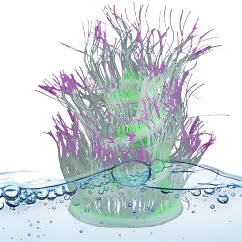 Uhngw Aquarium Deko - Detaillierte Aquarium Deko-Figuren - Realistische Nachleuchtende Flexible Deko Für Wohnzimmer & Innenräume von Uhngw