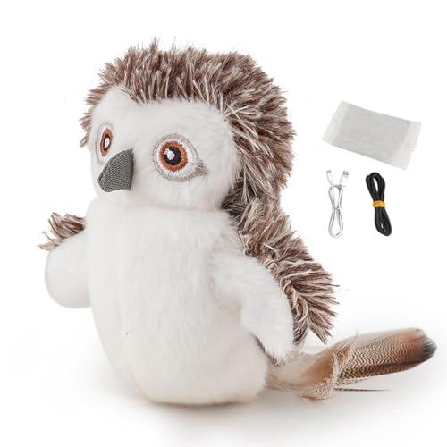 Uhngw Cat Toy Bird, zwitschern Vogel Katzenspielzeug,USB -Ladung Catnip Kitten Toys Interactive Pet Games - Stofftiere elektrische Simulationsvogel für Innen im Freien im Freien Uhngw Cat Toy Bird, zwitschern Vogel Katzenspielzeug,USB -Ladung Catnip Kitten Toys Interactive Pet Games - Stofftiere elektrische Simulationsvogel für Innen im Freien im Freien von Uhngw