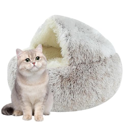 Uhngw Flauschiges Hundebett | Universelles Höhlenbett für kleine Haustiere | Bequemes und weiches, Flauschiges Katzenbett, warm für Winterkätzchen, kleine und große Hunde Uhngw Flauschiges Hundebett | Universelles Höhlenbett für kleine Haustiere | Bequemes und weiches, Flauschiges Katzenbett, warm für Winterkätzchen, kleine und große Hunde von Uhngw