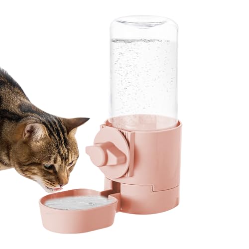 Uhngw Haustierwasserspender, Hundewasserschüssel -Spender | Automatisches Katzenwässerungswerkzeug - Haustier -Wasserspender -Suspensionsdesign für kleine mittelgroße Katzen Hunde für Wohnung von Uhngw