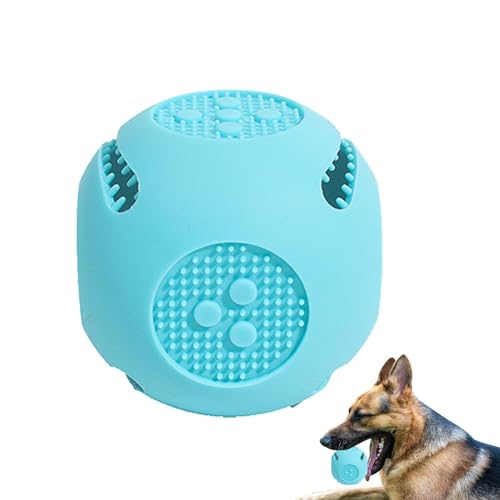 Uhngw Hunde-Futterball – Interaktives Leckerli-Spielzeug für Welpen, tragbarer Hunde-Kau-Beißring für Futterspender, Zahnreinigung, Unterhaltung, Training Uhngw Hunde-Futterball – Interaktives Leckerli-Spielzeug für Welpen, tragbarer Hunde-Kau-Beißring für Futterspender, Zahnreinigung, Unterhaltung, Training von Uhngw