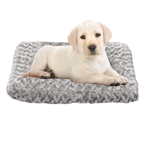 Uhngw Hundebetten, mittelgroß, abnehmbar, wasserdicht, waschbar, bequem, rutschfest, mittelgroß, Hundekäfig-Matte für Katzen, Welpen und ältere Hunde Uhngw Hundebetten, mittelgroß, abnehmbar, wasserdicht, waschbar, bequem, rutschfest, mittelgroß, Hundekäfig-Matte für Katzen, Welpen und ältere Hunde von Uhngw