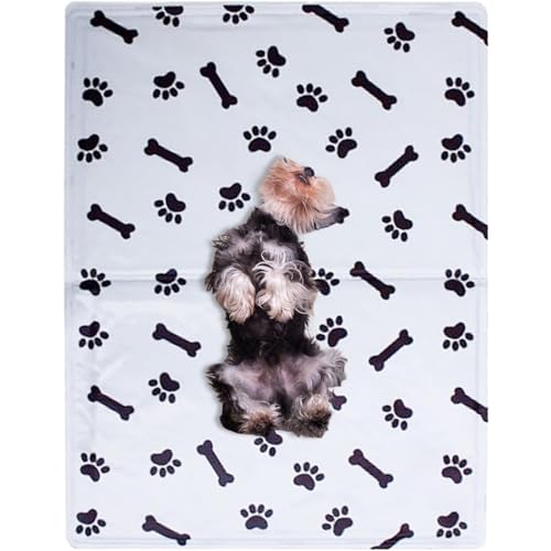Uhngw Kühlmatte für Haustiere, Kühlmatte für Hunde,Sommerkühlbett - Hundekistenunterlage, Katzenkühlmatte, tragbares Katzenschlafkissen für Hunde und Katzen, Kiste, Zwinger, Bett, Sofa Uhngw Kühlmatte für Haustiere, Kühlmatte für Hunde,Sommerkühlbett - Hundekistenunterlage, Katzenkühlmatte, tragbares Katzenschlafkissen für Hunde und Katzen, Kiste, Zwinger, Bett, Sofa von Uhngw