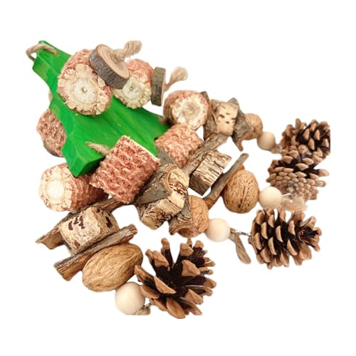Uhngw Nymphensittich-Spielzeug, Vogel-Kauspielzeug aus Holz, natürlich, sicher, mehrfarbig, Zubehör für Nymphensittiche, Wellensittiche, Aktivitäten und Unterhaltung Uhngw Nymphensittich-Spielzeug, Vogel-Kauspielzeug aus Holz, natürlich, sicher, mehrfarbig, Zubehör für Nymphensittiche, Wellensittiche, Aktivitäten und Unterhaltung von Uhngw