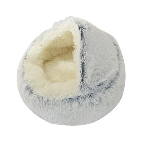 Uhngw Rundes Hundebett,Universelles Höhlenbett für kleine Haustiere | Maschinenwaschbares und abnehmbares Flauschiges Hundebett, bequem für Winterkatzen, kleine Hunde, Kätzchen Uhngw Rundes Hundebett,Universelles Höhlenbett für kleine Haustiere | Maschinenwaschbares und abnehmbares Flauschiges Hundebett, bequem für Winterkatzen, kleine Hunde, Kätzchen von Uhngw
