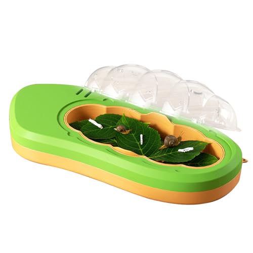 Uhngw Seidenraupen Zuchtbox | Schlupfbox Für Seidenraupen Mit Transparentem Design,Atmungsaktiver Kleintierkäfig Für Kinder Jugendliche Mit Sicherer Tierhaltung Uhngw Seidenraupen Zuchtbox | Schlupfbox Für Seidenraupen Mit Transparentem Design,Atmungsaktiver Kleintierkäfig Für Kinder Jugendliche Mit Sicherer Tierhaltung von Uhngw