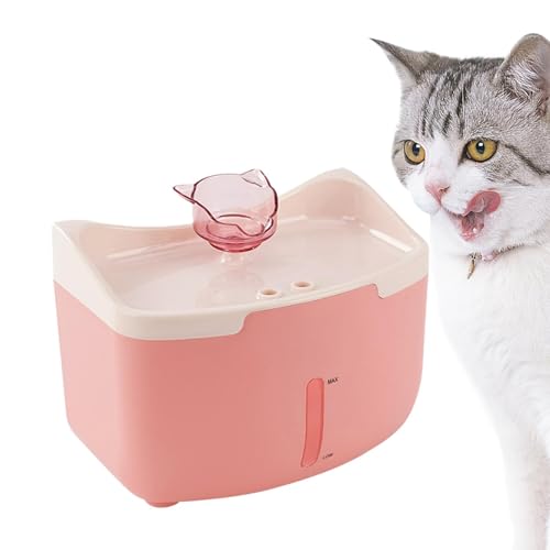 Uhngw Trinkbrunnen für Haustiere, Trinkbrunnen für Katzen - Katzentrinkbrunnen | Automatischer, lebensmittelechter Wasserspender mit extrem leiser Pumpe, Kohle- und Schaumstofffilter und Uhngw Trinkbrunnen für Haustiere, Trinkbrunnen für Katzen - Katzentrinkbrunnen | Automatischer, lebensmittelechter Wasserspender mit extrem leiser Pumpe, Kohle- und Schaumstofffilter und von Uhngw