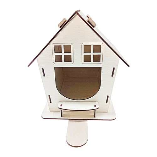 Uhngw Vogelhäuser aus, unvollendetes Vogelhaus aus - Papageien-Holzhäuser für draußen, Vogelschutz,Malen von kritzelnder Holzkunst zur Förderung der Kreativität von Kindern für Fenst nk, Uhngw Vogelhäuser aus, unvollendetes Vogelhaus aus - Papageien-Holzhäuser für draußen, Vogelschutz,Malen von kritzelnder Holzkunst zur Förderung der Kreativität von Kindern für Fenst nk, von Uhngw