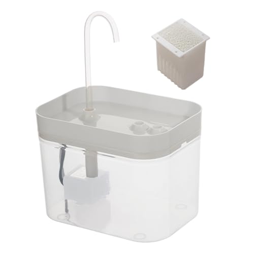 Uhngw Wasserspender für Hunde | 1,5 l Katzen-Wassernäpfe | geräuscharmes Haustier-Trinkdosierzubehör für große, mittelgroße Hunde und Kätzchen Uhngw Wasserspender für Hunde | 1,5 l Katzen-Wassernäpfe | geräuscharmes Haustier-Trinkdosierzubehör für große, mittelgroße Hunde und Kätzchen von Uhngw