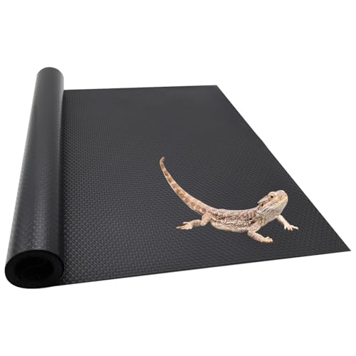 Uigidori Reptilienteppich-Bettwäsche, 45 x 200 cm, zuschneidbar, für Reptilien-Terrarium, Substratfutter, Bartagamen-Tankzubehör, Reptilien-Tankmatte für Leopard, Gecko, Eidechse, Schlange und Uigidori Reptilienteppich-Bettwäsche, 45 x 200 cm, zuschneidbar, für Reptilien-Terrarium, Substratfutter, Bartagamen-Tankzubehör, Reptilien-Tankmatte für Leopard, Gecko, Eidechse, Schlange und von Uigidori