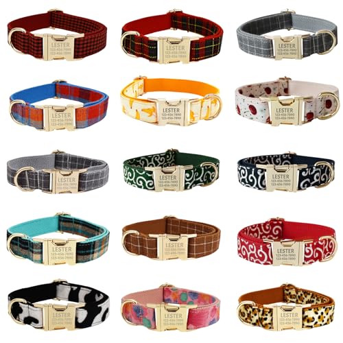 Uiopa Hundehalsband mit Namen und Telefonnummer, Halsband Hund Personalisiert auf Metall Steckverschluss, Verstellbare Hundehalsbänder für Kleine Große Hunde, Hundeleine und Fliege Erhältlich Uiopa Hundehalsband mit Namen und Telefonnummer, Halsband Hund Personalisiert auf Metall Steckverschluss, Verstellbare Hundehalsbänder für Kleine Große Hunde, Hundeleine und Fliege Erhältlich von Uiopa